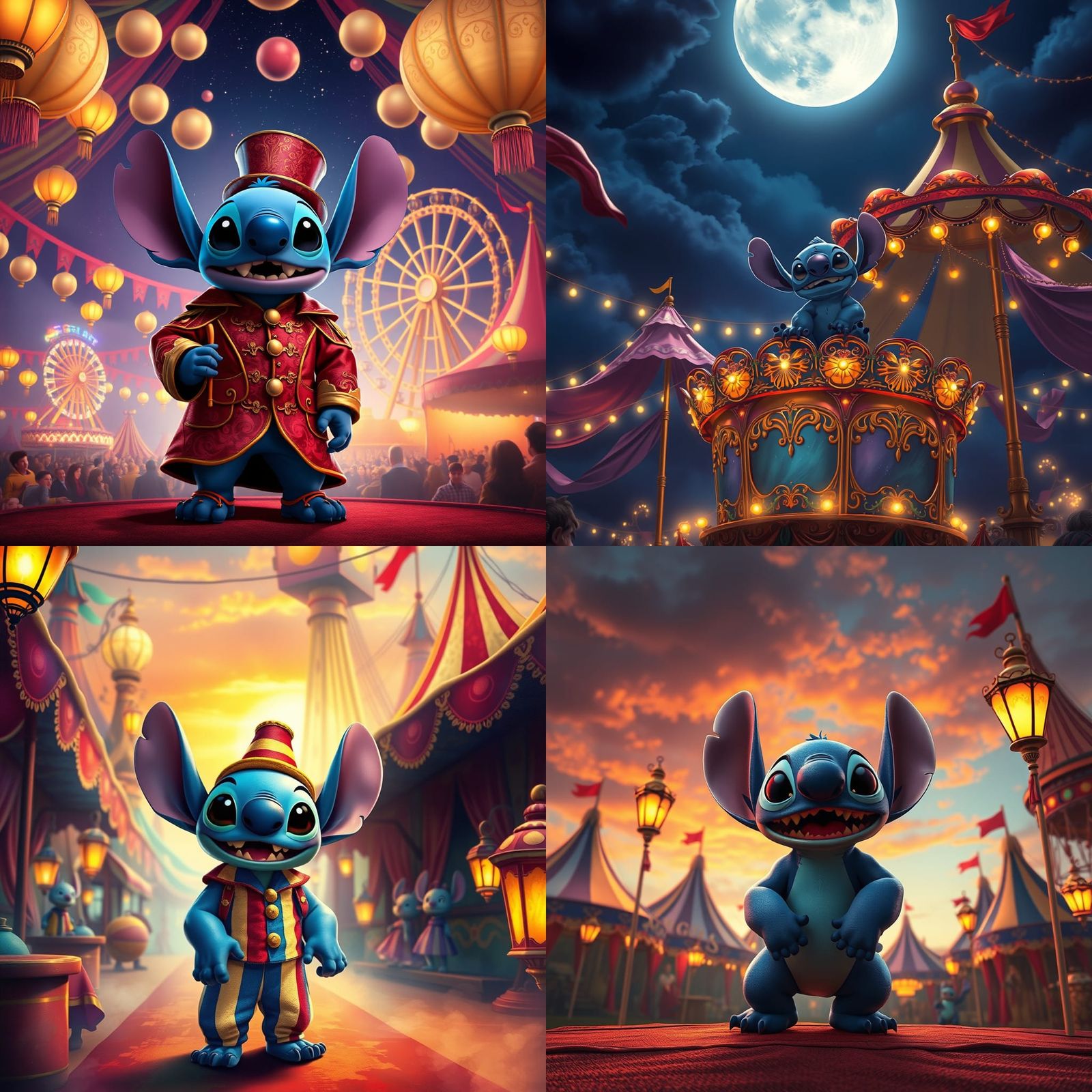 Stitch the Alien Circus Performer