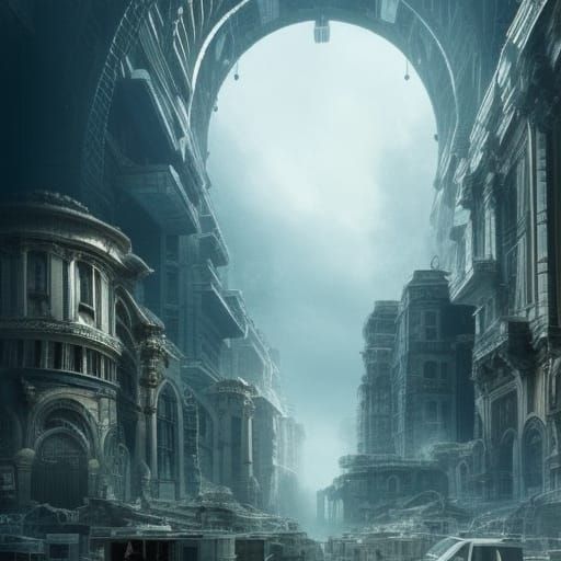 Epic Nuclear Explosion: Digital Matte Painting