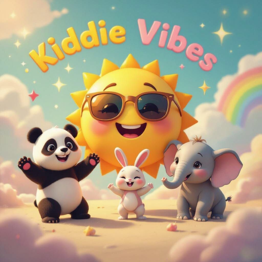 Cheerful Cartoon Sun and Animals for Kiddie Vibes YouTube