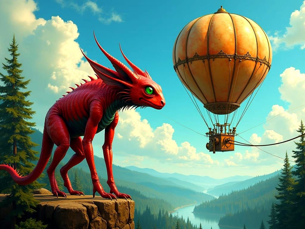 A Haunting Vision of a Monster Yearning for Flight