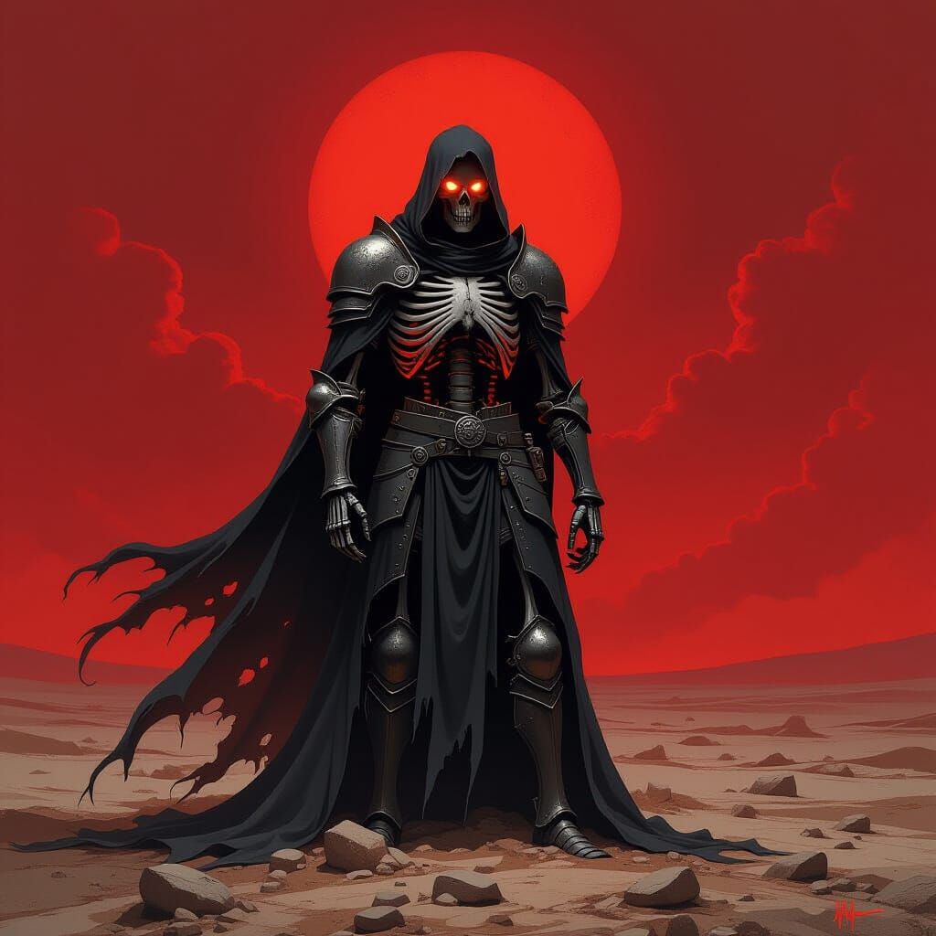 The Deadman: Gothic Fantasy Skeleton Warrior
