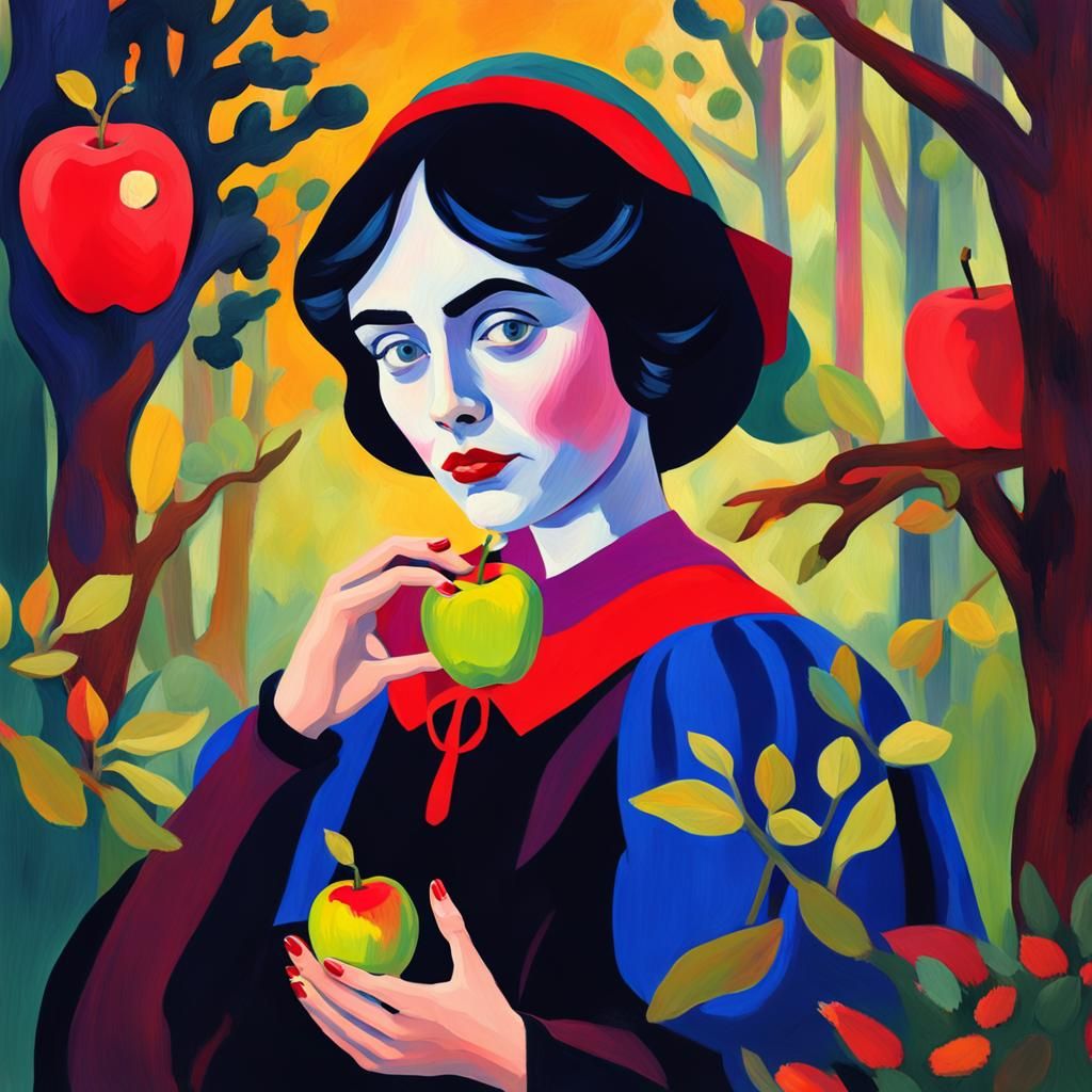 Snow White's Machiavellian Smile: Fauvist Surrealism Portrai...