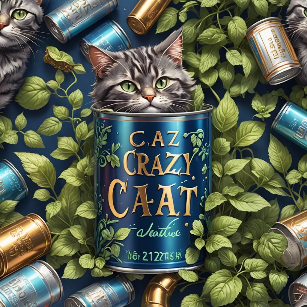 Lush Cat-Mint Can in Fantasy Concept Art
