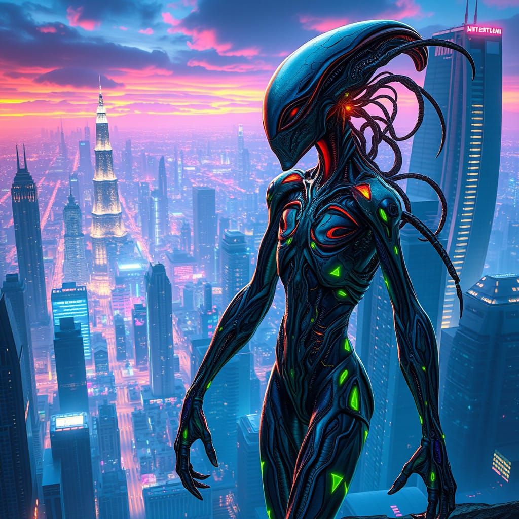 Alien Cyberpunk👽⚡
