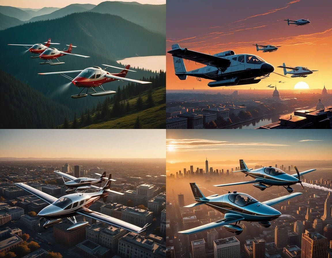 Gyroplanes Soar Over Washington in Cinematic Film Style