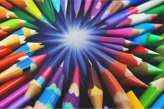 Magic Crayon Creates Hyperrealistic Dreamlike World