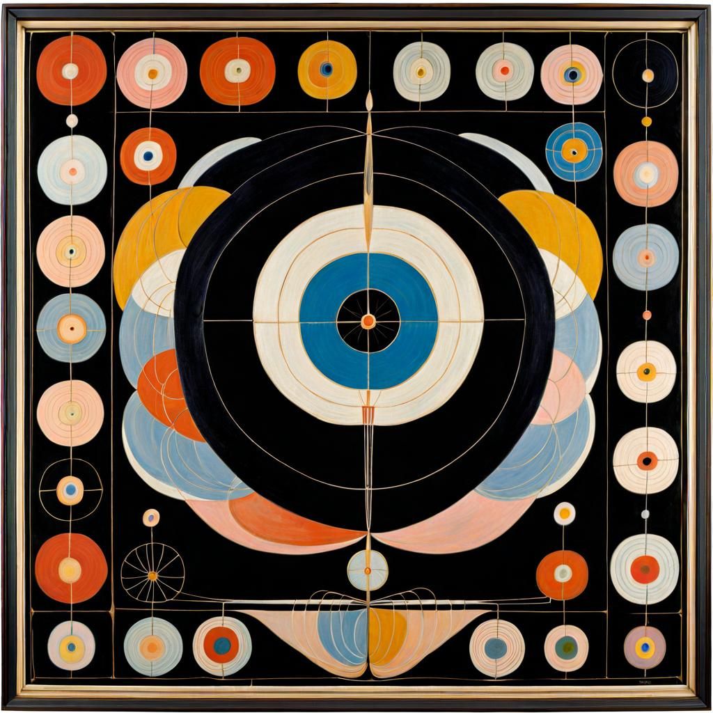 Abstract Composition in Spiritualist Style