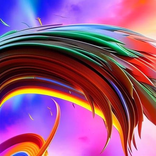 Hyperrealistic Face with Dramatic Lighting and Color