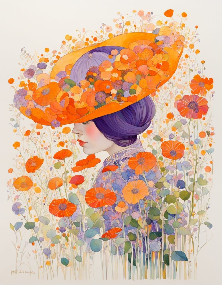 Vibrant Floral Portrait in Impressive Detail