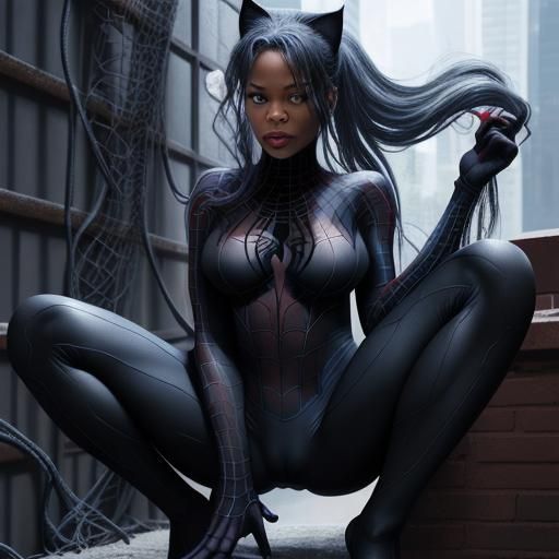 Black Cat: Felicia Hardy in Spider-Man Style