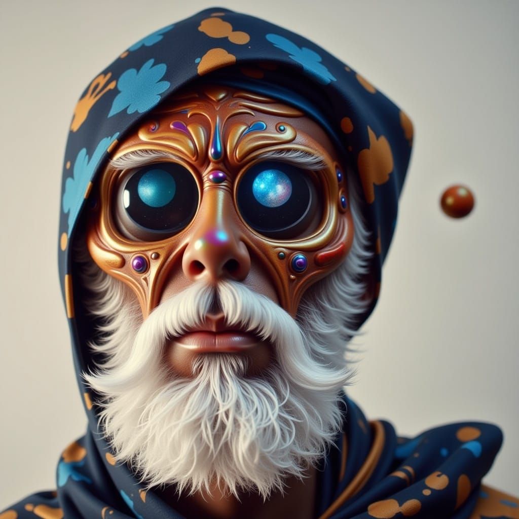 Ethereal Široki Warrior in Mystic Moonscape