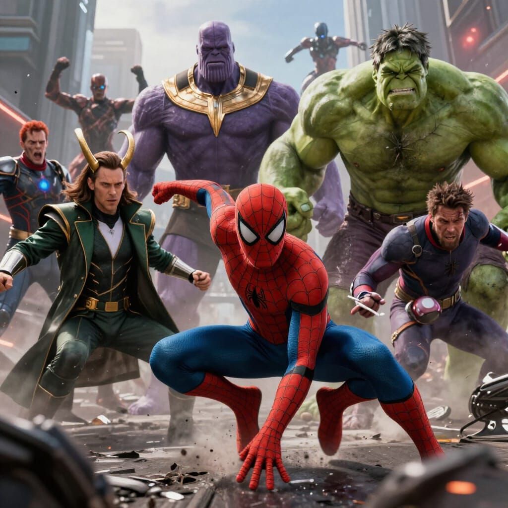 Spider-Man's Solo Battle Against Corrupted Avengers