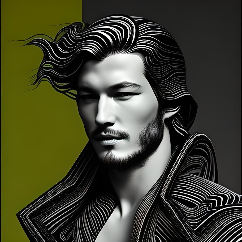 Gaspard Ulliel: Realistic Portrait with Atmospheric Detail