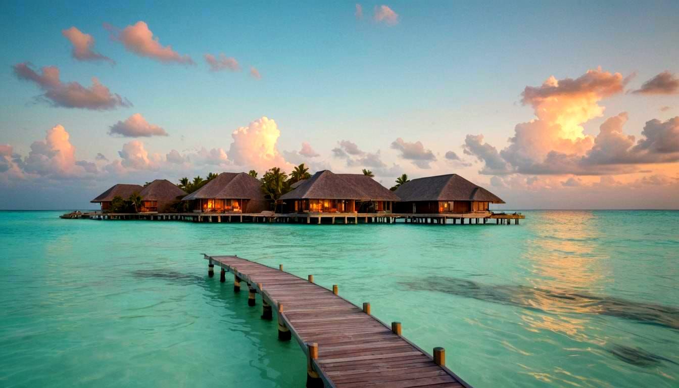 Stunning Maldives View: Professional Photography with Bokeh