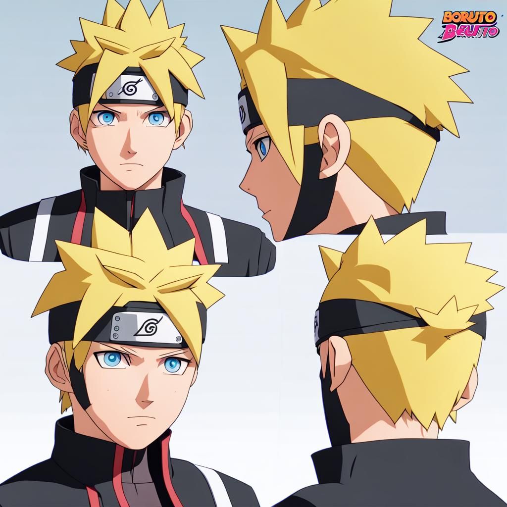 Boruto Uzumaki in 3D Game Cinematic Style