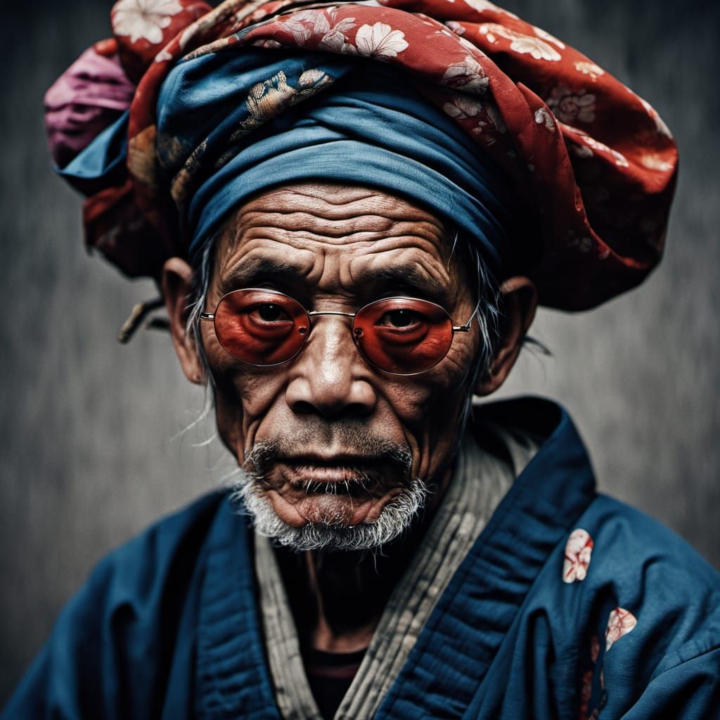 Vibrant Post-Impressionist Psychedelic Scene