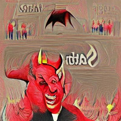 Stylized Demon in Dark Fantasy Art