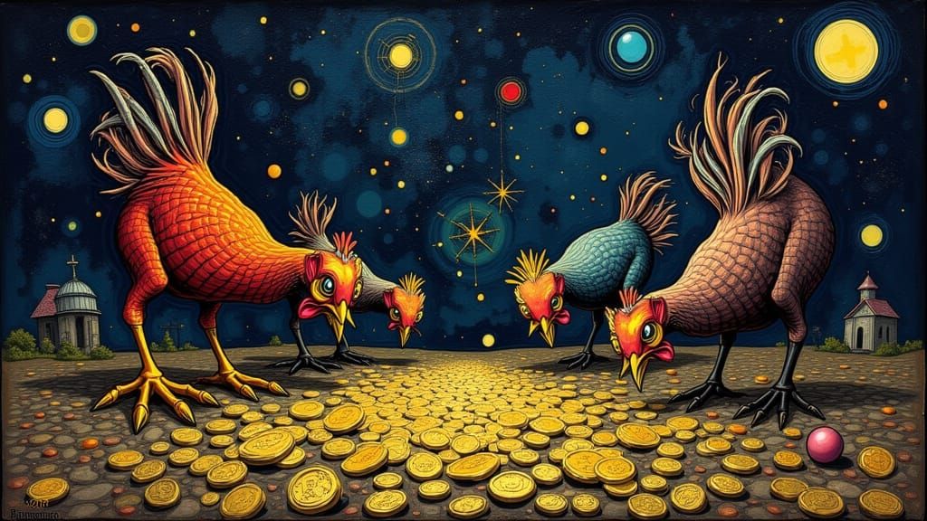 quand les poules auront des dents, when the hens will have t...