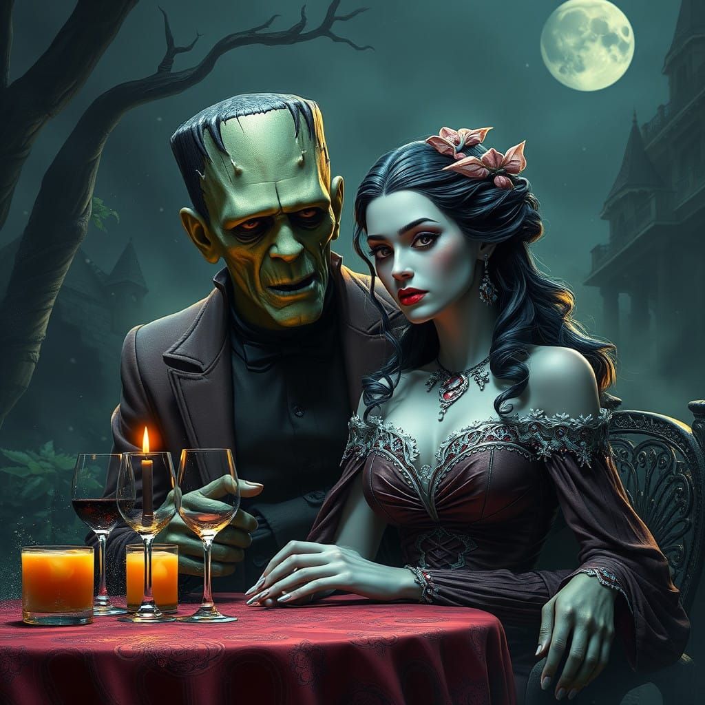 Romantic Night Out in a Fantastical World