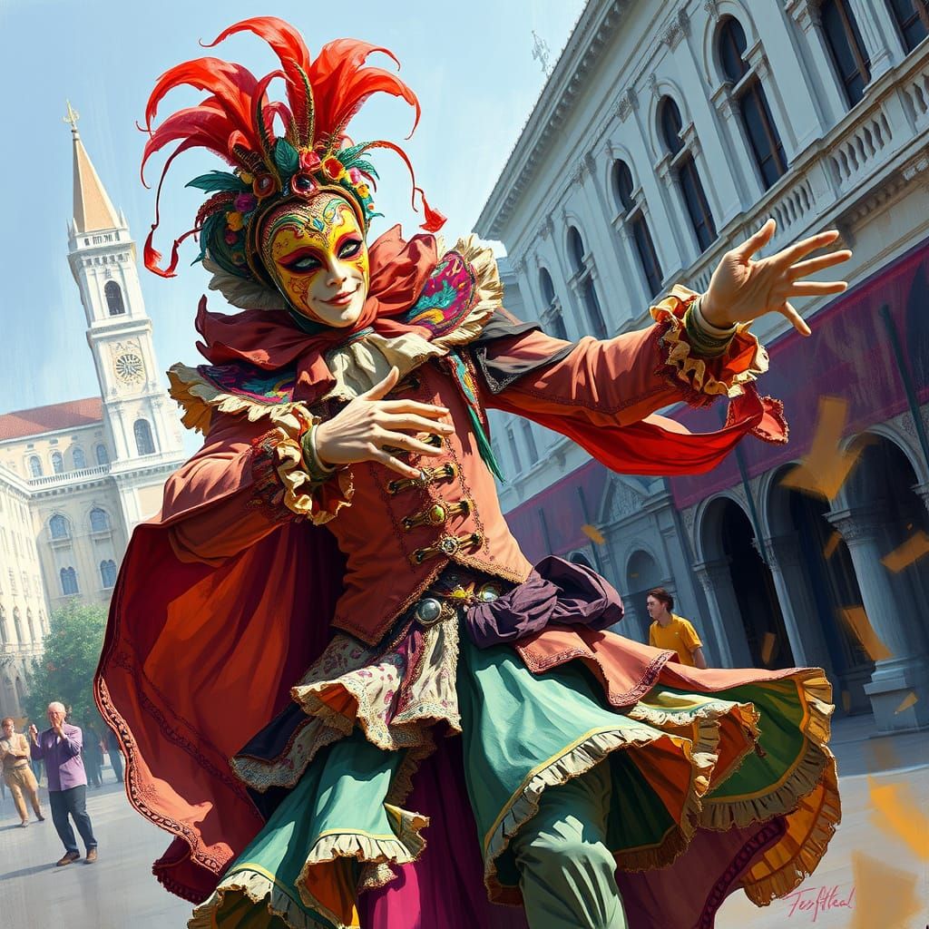 Patricio's Energetic Dance at Venice Festival