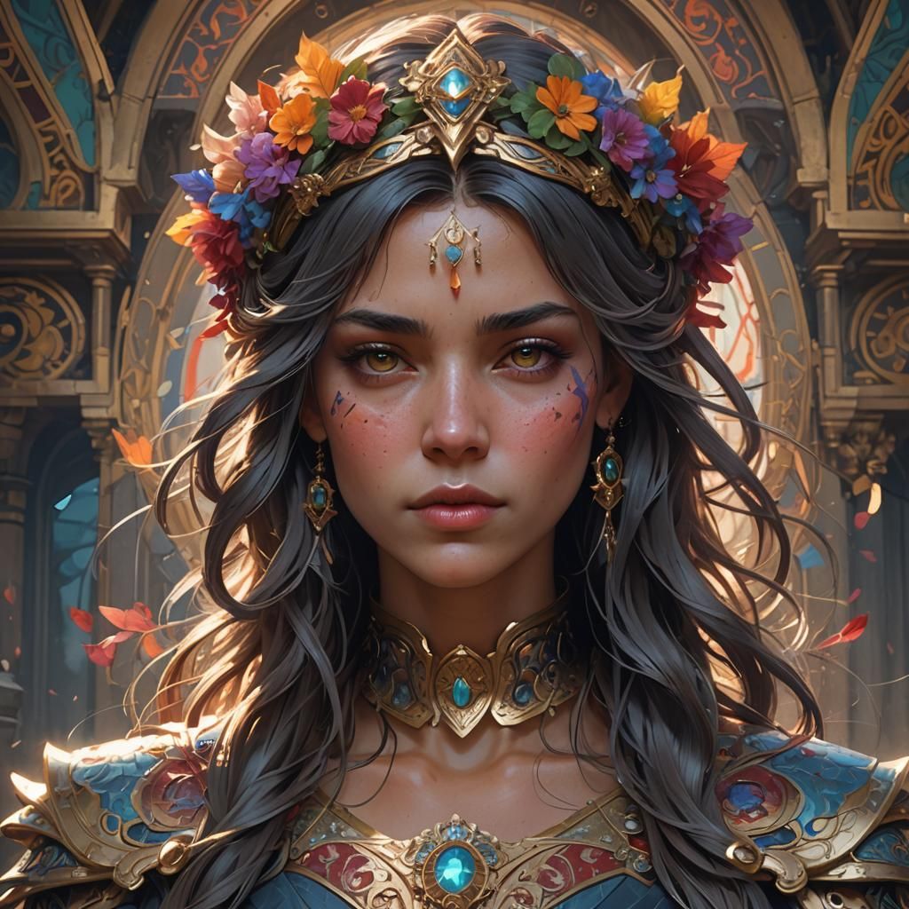 Rampart Portrait in Hyperdetailed Style