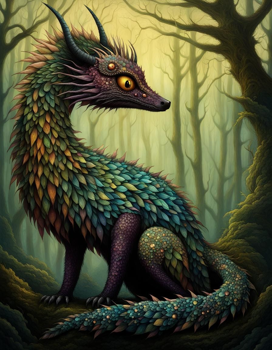 Mysterious Micedragon: Mythical Furry Creature