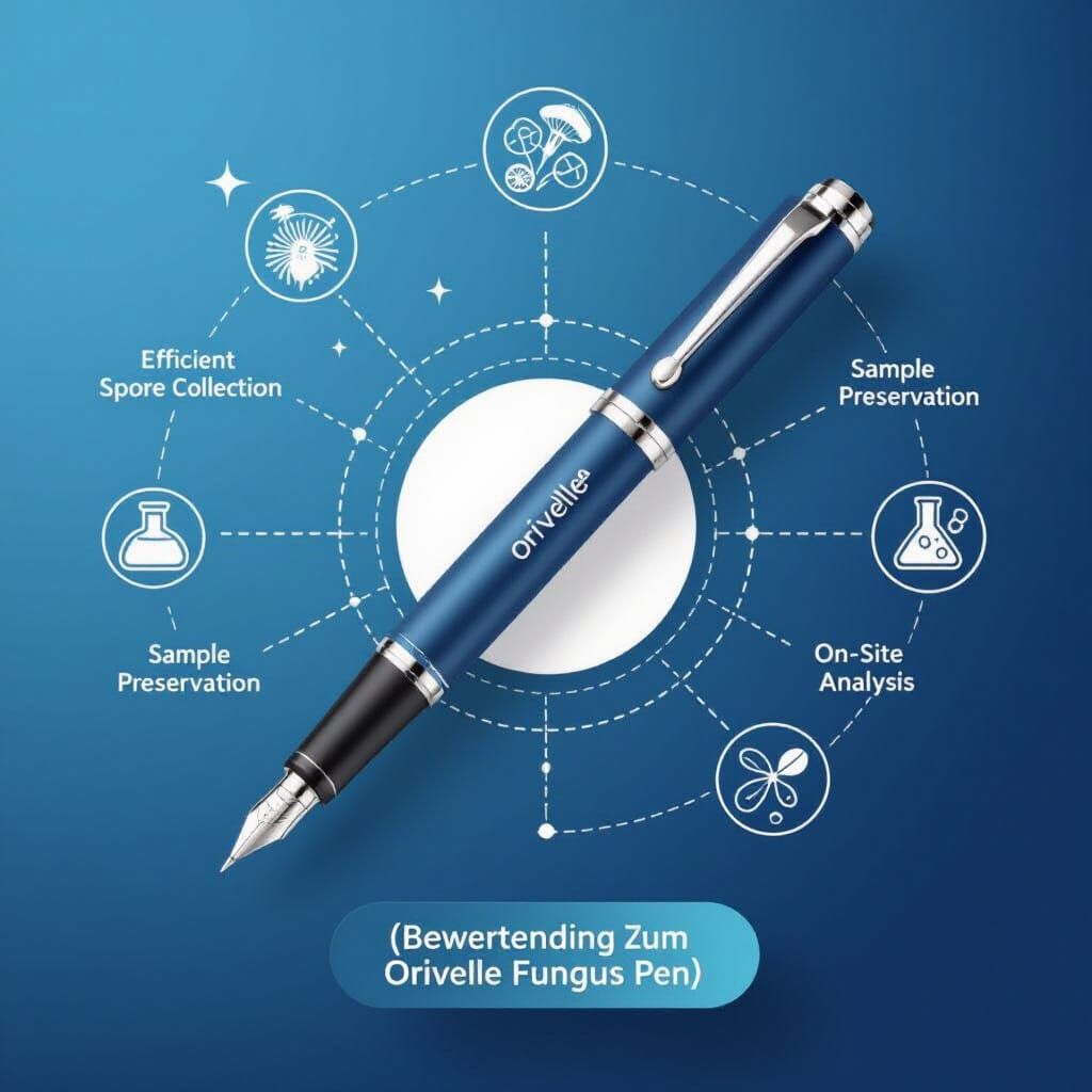Orivelle Fungus Pen: Advanced Features in Blue and White