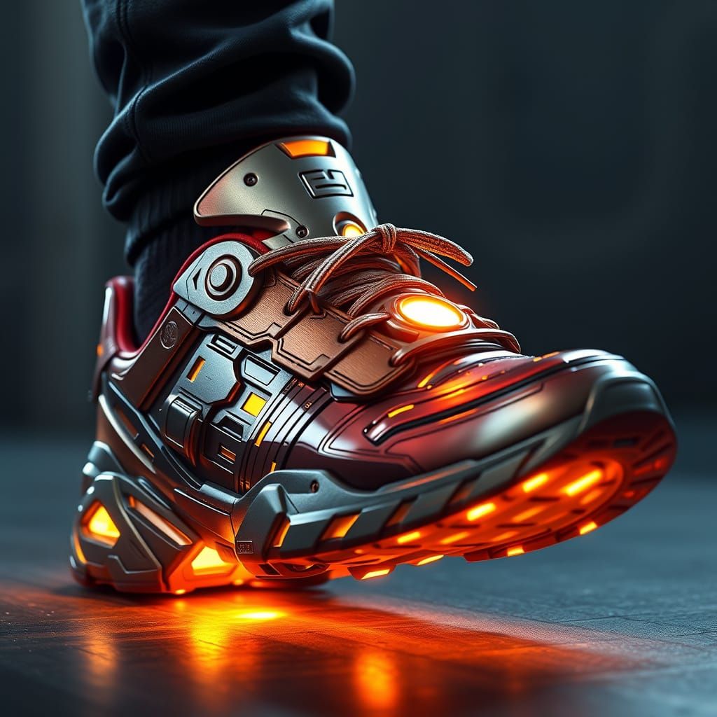 Ultra Realistic Iron Man Inspired Shoe Design