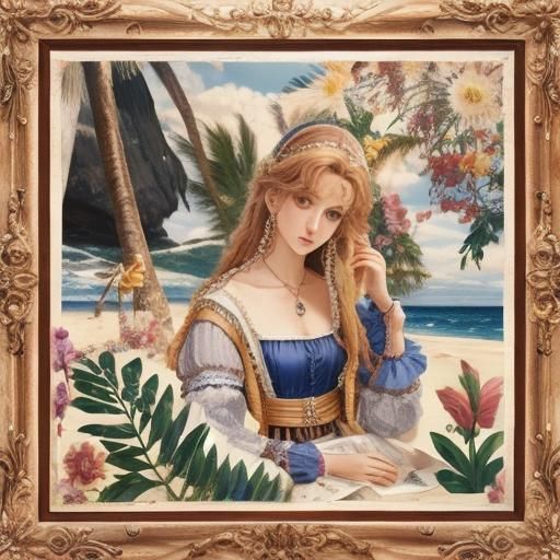 Lucrezia Borgia's Bad Hair Day: A Renaissance Beach Scene