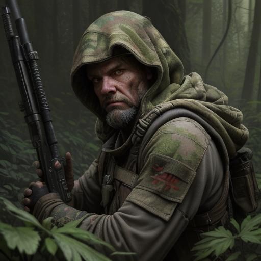 Gritty Endor Forest Warrior