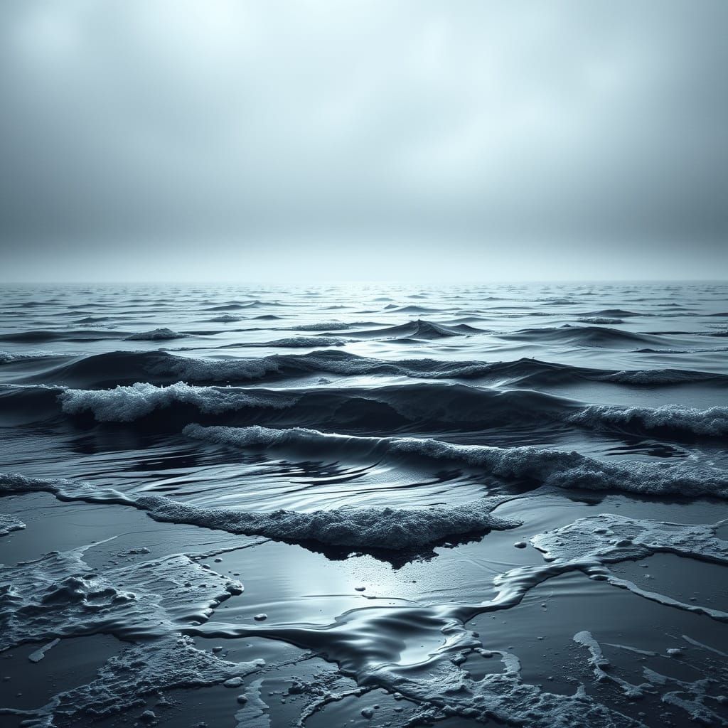 Mercury Waves Crash Against a Monochromatic Shore