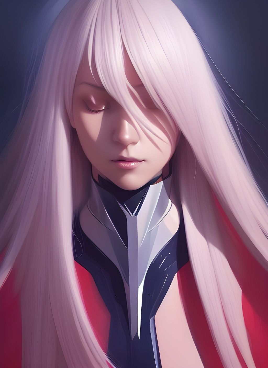 Zero-Two Portrait in Artgerm Style