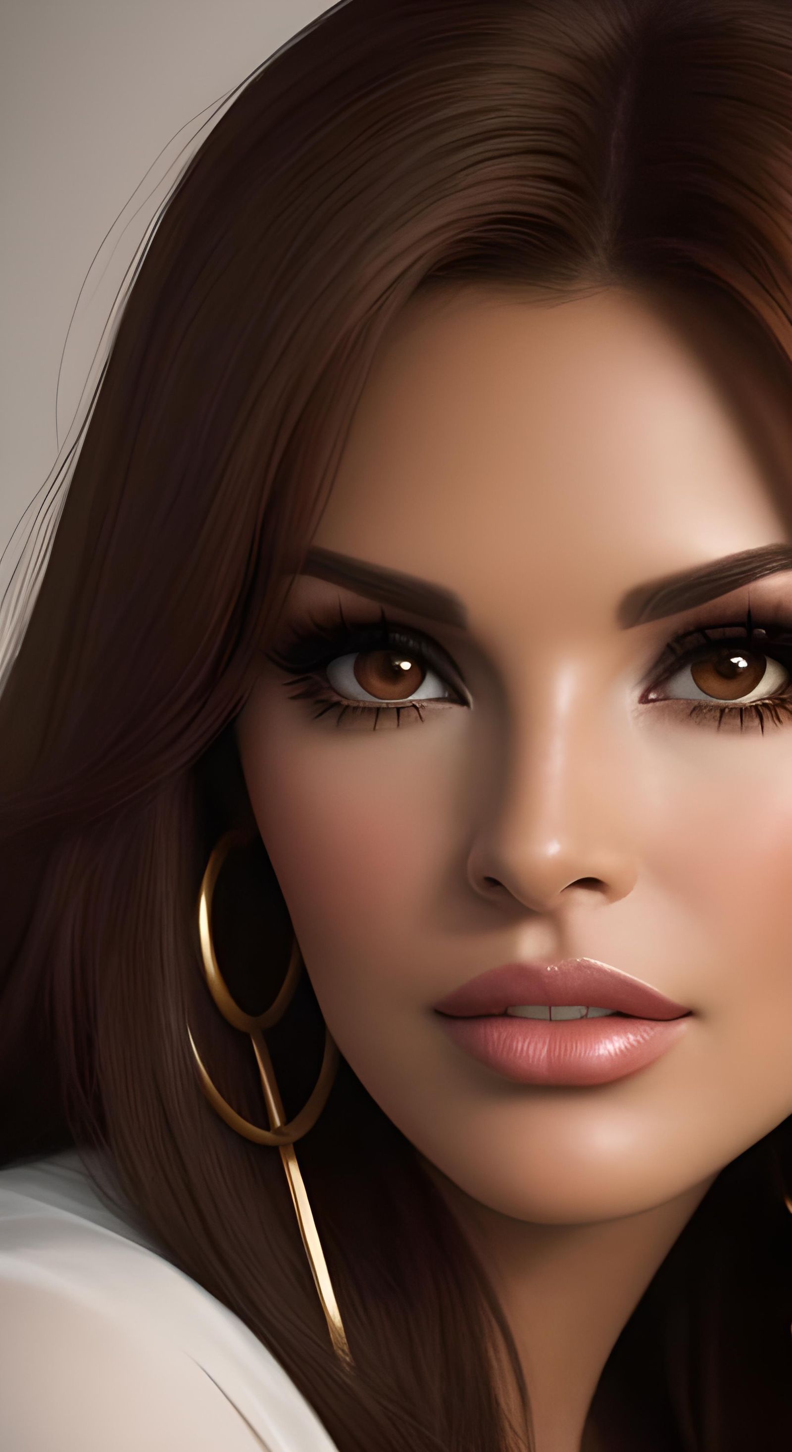 Romantic Portrait with Dramatic Lighting