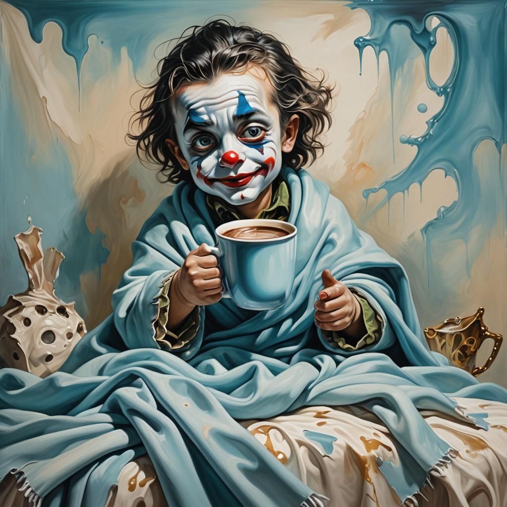 Baby Joker's Surreal Hot Chocolate Break