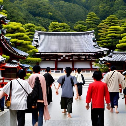 Pilgrimage to a City-Sized Japanese Temple
