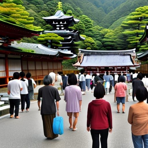 Pilgrimage to a City-Sized Temple in Japan