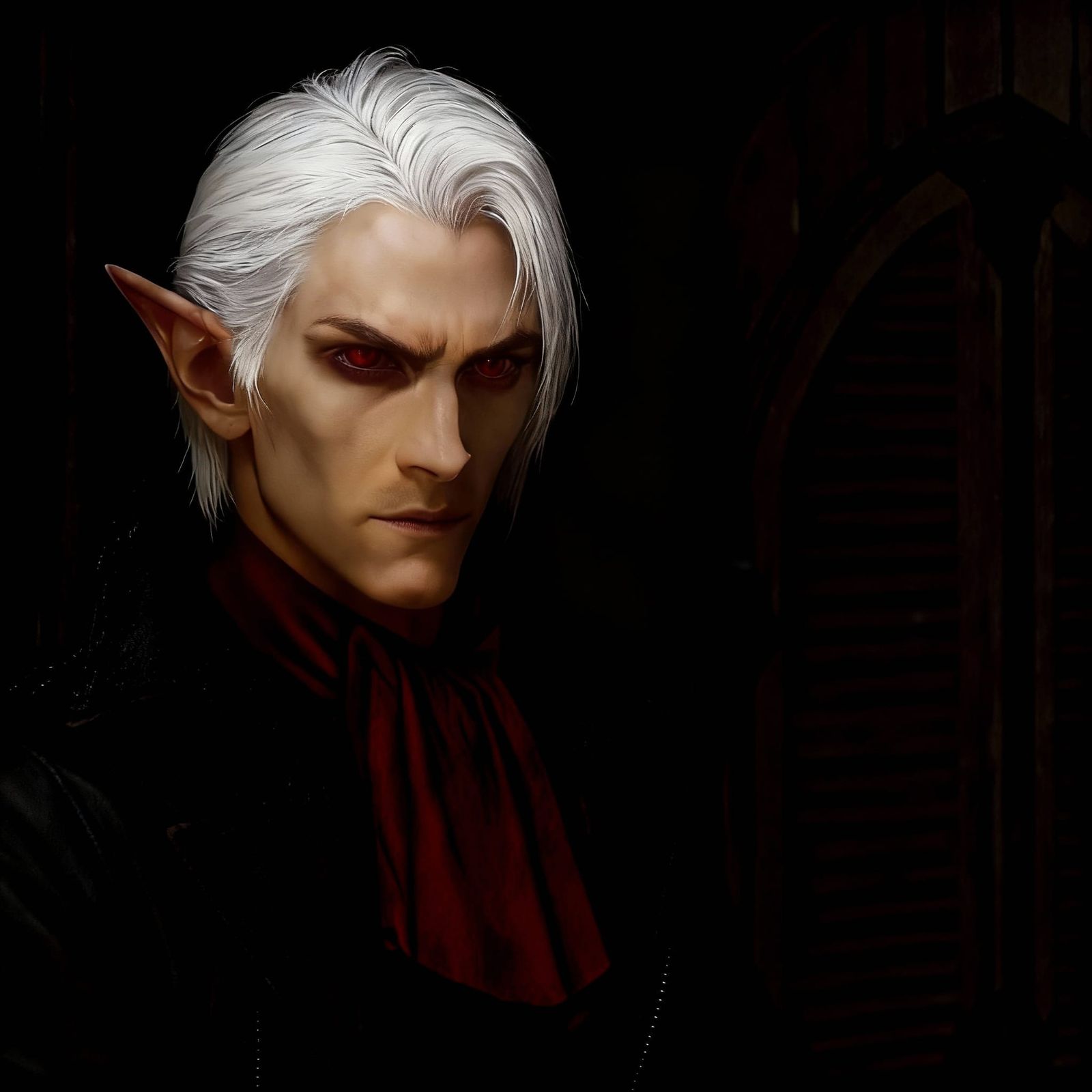 Mysterious Elf Lord Portrait