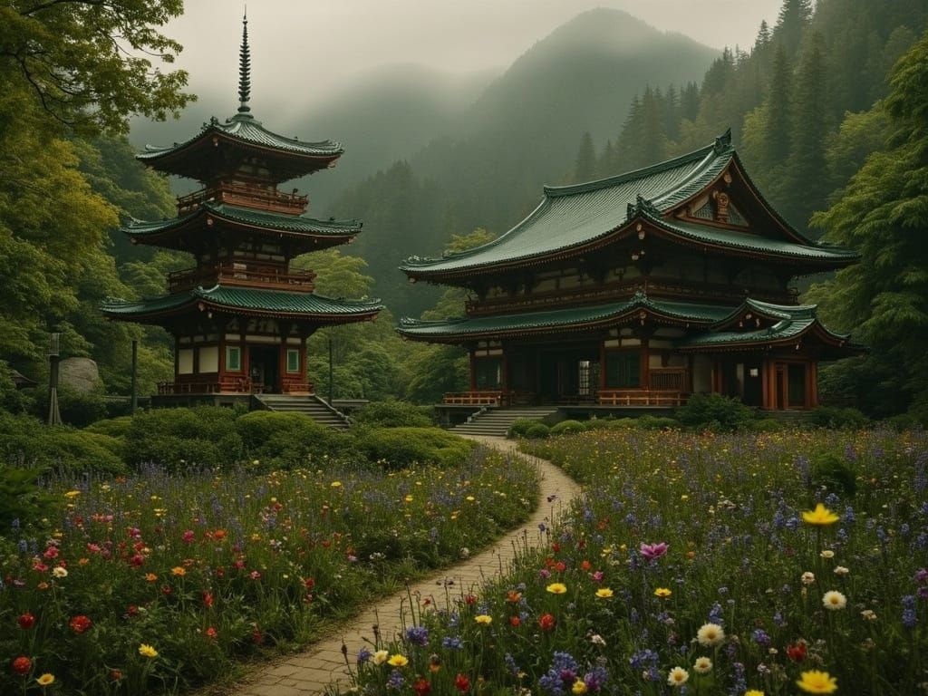 Daisho-in Temple Complex on Miyajima Island, Japan