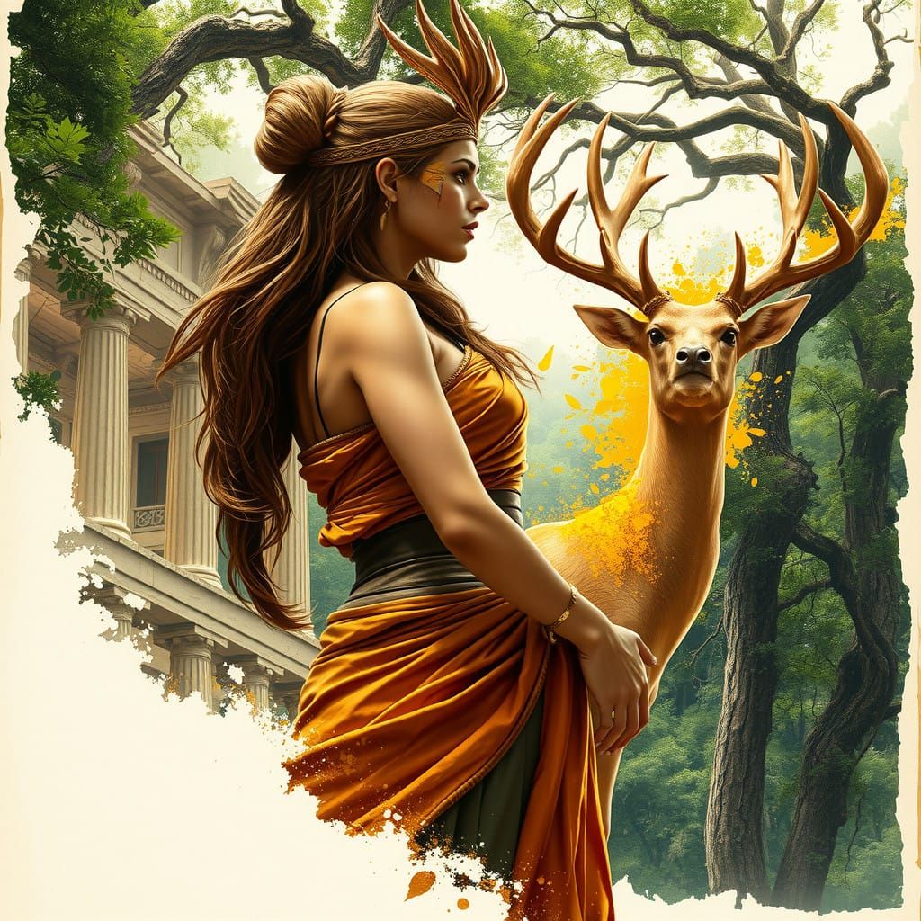 Greek Goddess Artemis O2