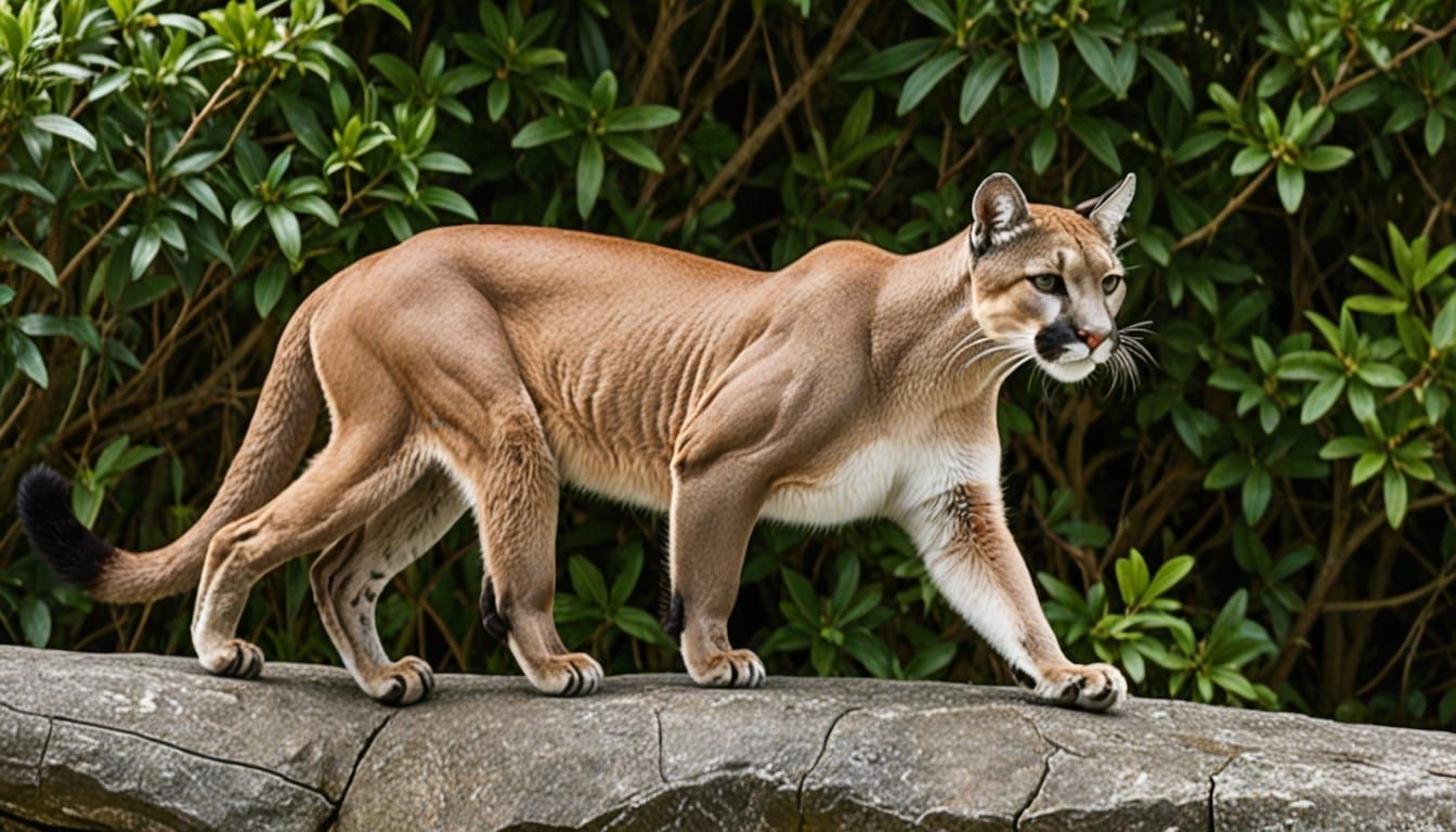 AI Generated Image of a Puma