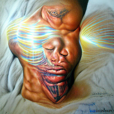 Hyperrealistic Light Body: Spiritual Awakening