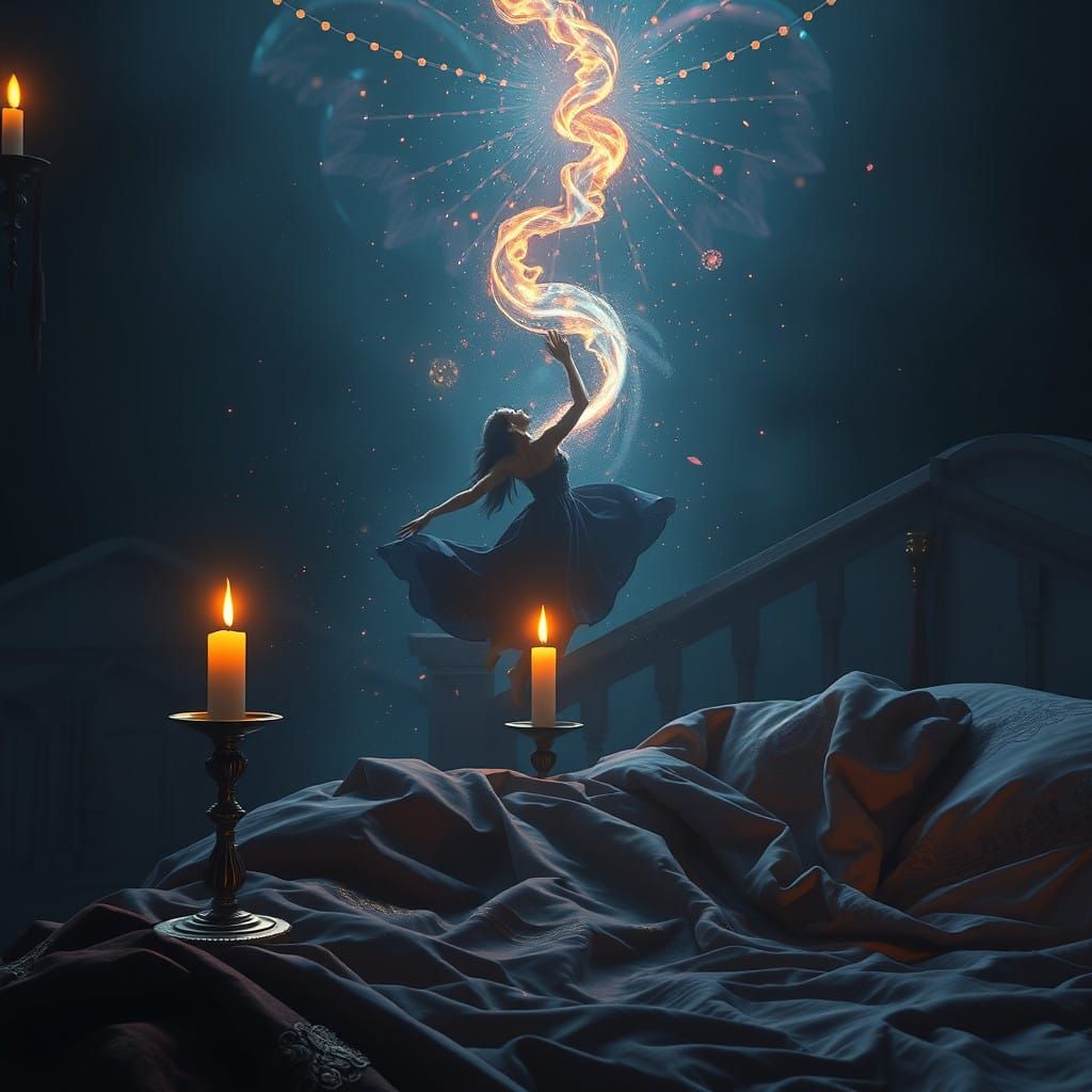 Fantastical Dance Reflected: Detailed Matte Painting