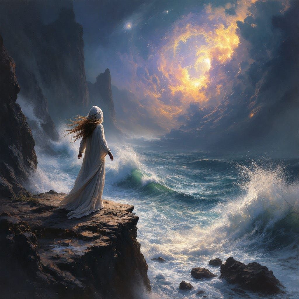 Surreal Landscape of Spiritual Connection