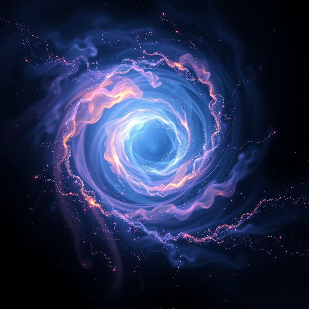 Cosmic Emergence in Ethereal Vortex