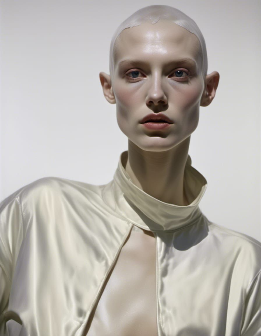 Couple in Hyperrealistic Harmony