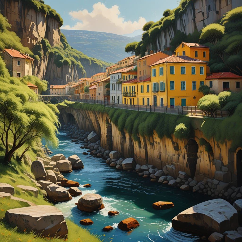 Sorrento Coast: Neo-Impressionistic Valley of Ancient Mills