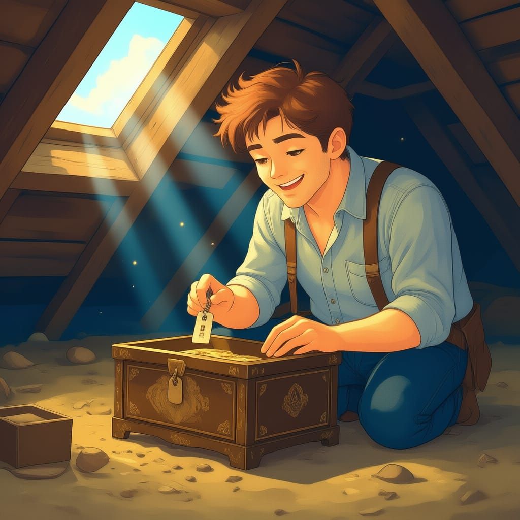 Photographer Discovers Mysterious Key in Dusty Attic