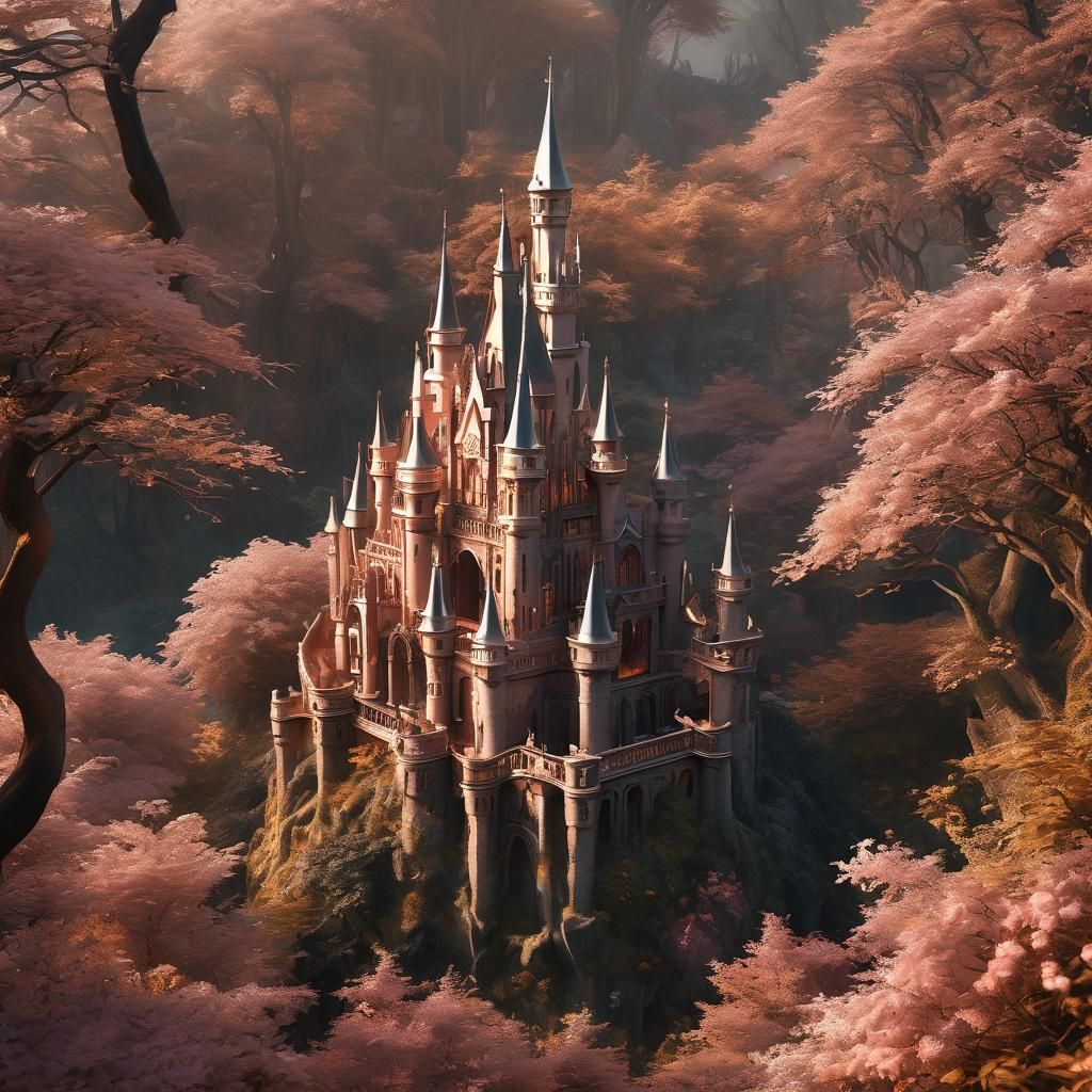 Rose Gold Castle