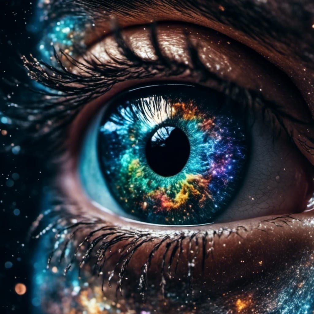 Galaxy Eye in Fantasy Style