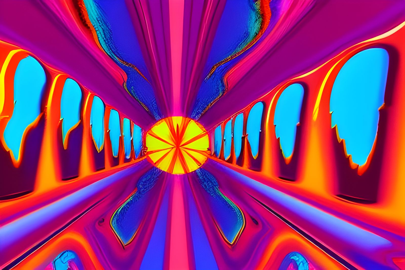Cosmic Portals in Pop Art Style, 8K Resolution